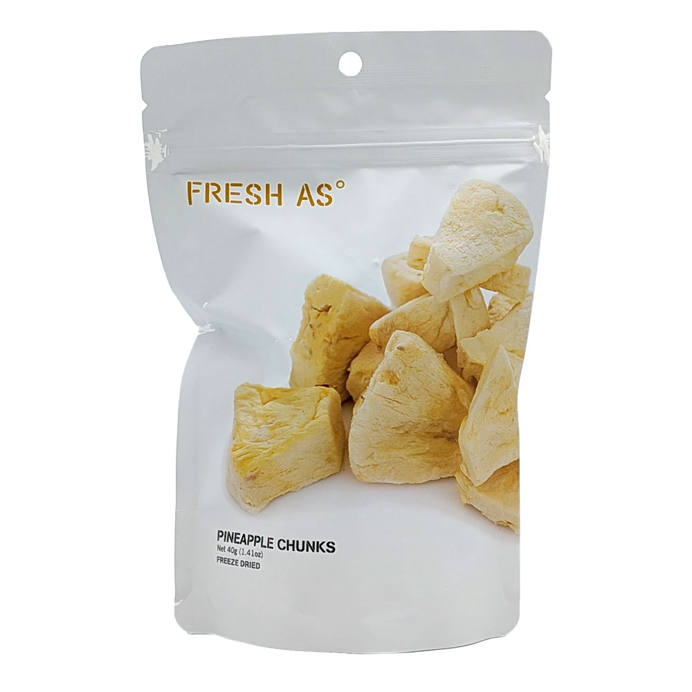 Pineapple Chunks Freeze Dried 40 g Fresh-As