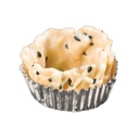 Black Sesame Basket Cups 4cm 120 pc La Rose Noire