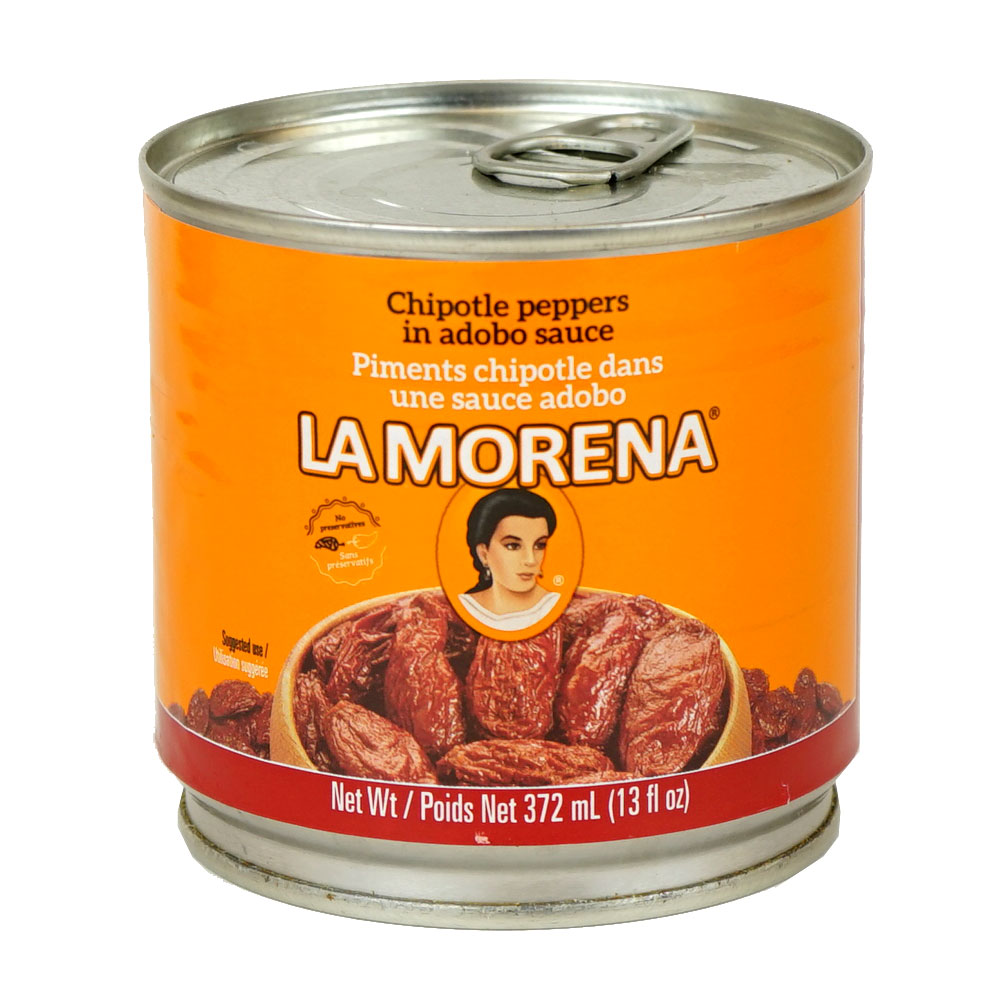 Piments chipotle en sauce adobo 13 oz La Morena