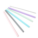 Straw Silicone Assorted Set- 6 pc - Artigee