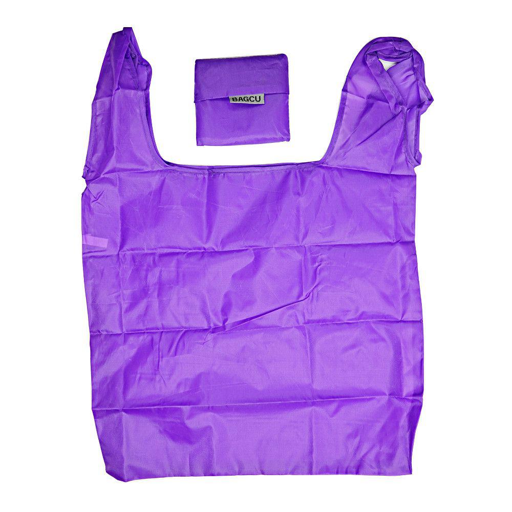 Shopping Bag Foldable- Purple - Artigee
