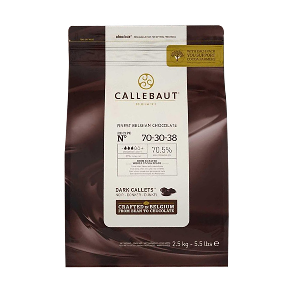 Noir Couverture 70% Callets 2.5 kg Callebaut