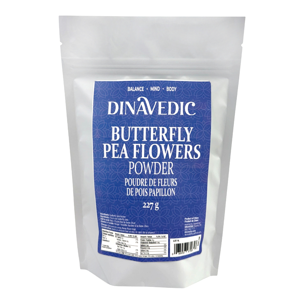 Poudre de fleur de pois papillon 227 g Dinavedic