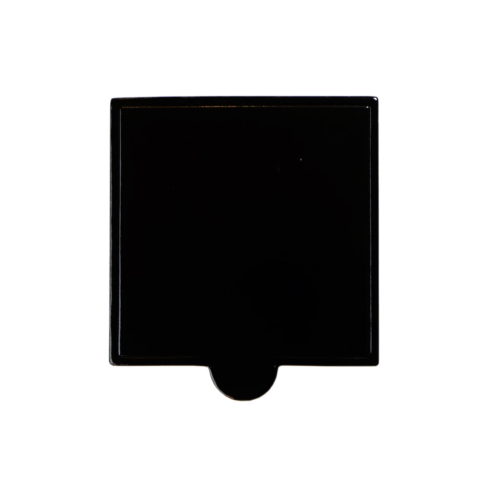 Square Mini Cake Base Board Black 72x72mm 5000 pc - Artigee