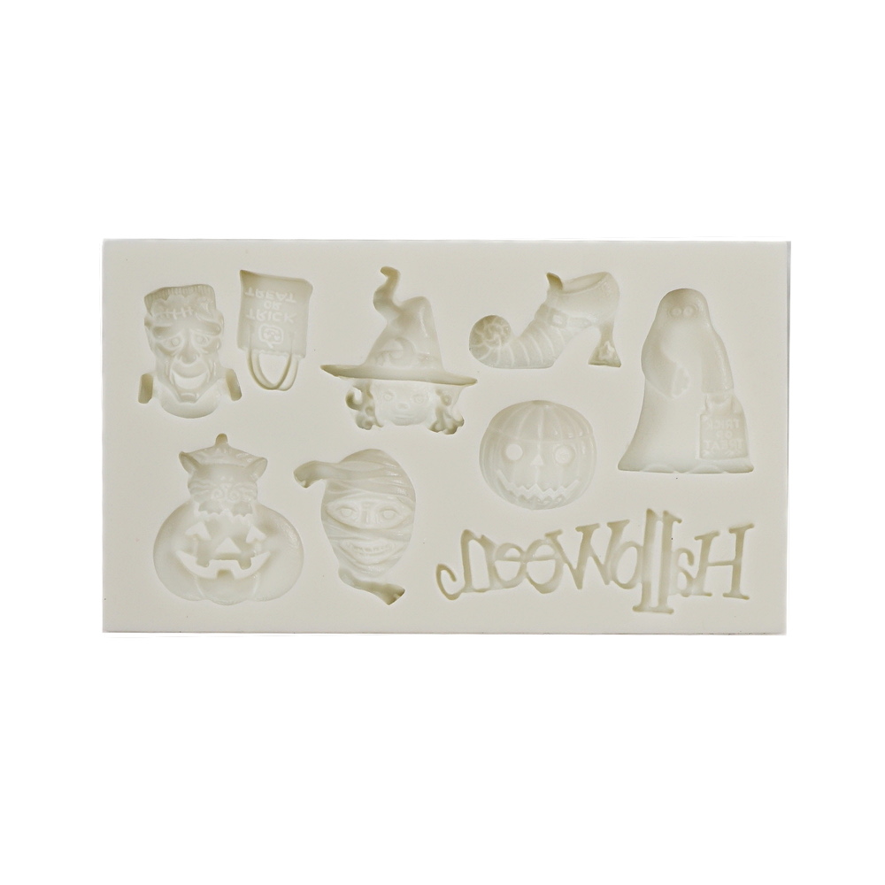 Silicone Mold Halloween 9 Cavity- 1 ct - Artigee