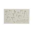Silicone Mold Halloween 9 Cavity- 1 ct - Artigee