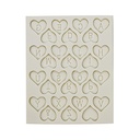 Silicone Mold Heart Alphabet 28 Cavity- 1 ct - Artigee