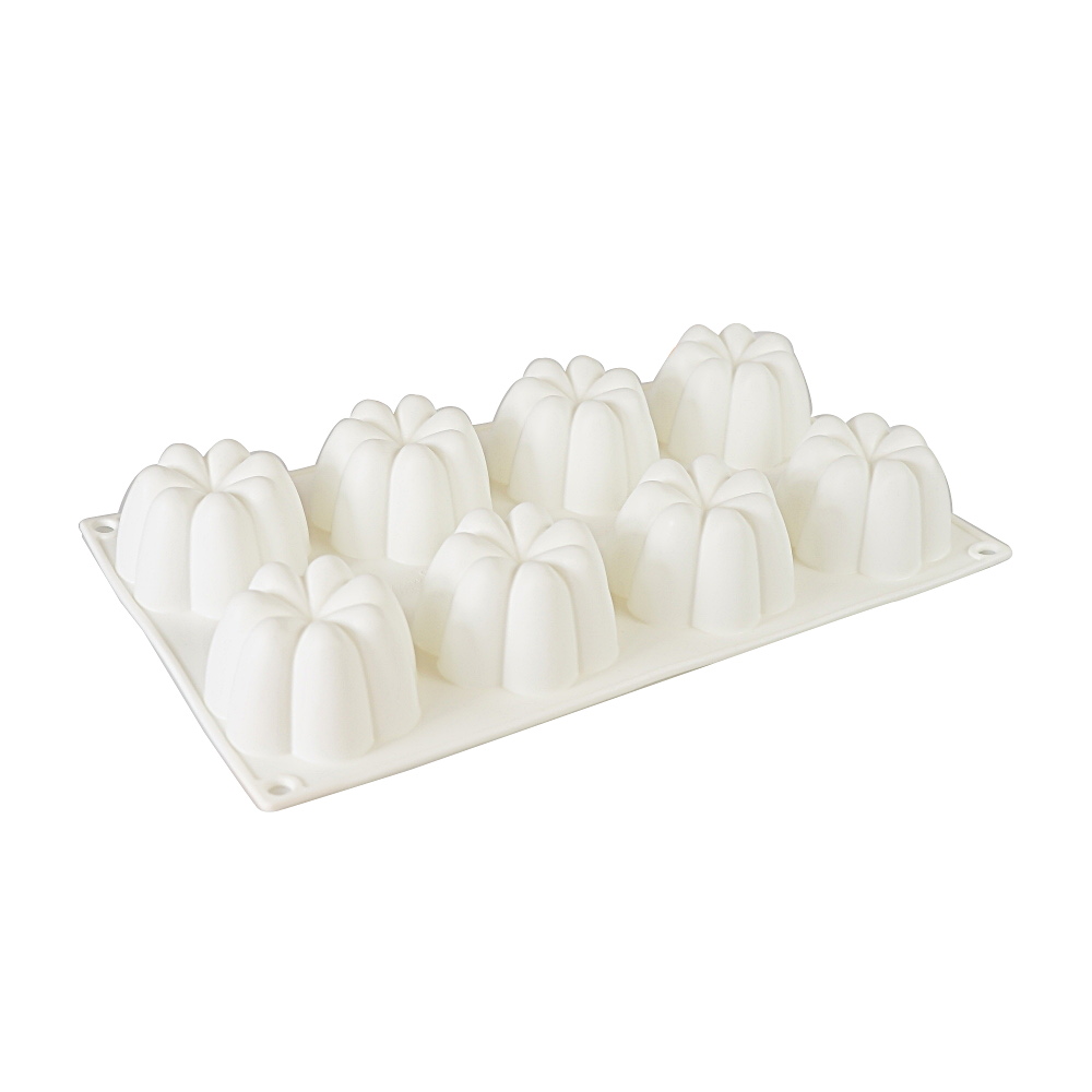 Silicone Mousse Mold Bundt 8 Cavity 1 ct Artigee