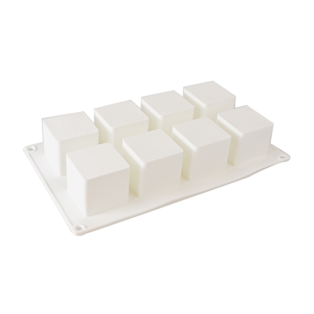 Moule à Mousse Silicone Cube 8 Cavités 1 ct Artigee