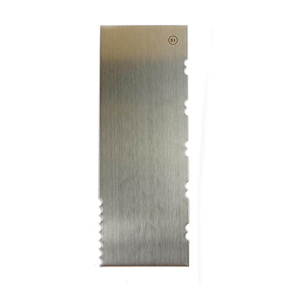 Pinstripe Double Edge Cake Scraper- 1 ct - Artigee
