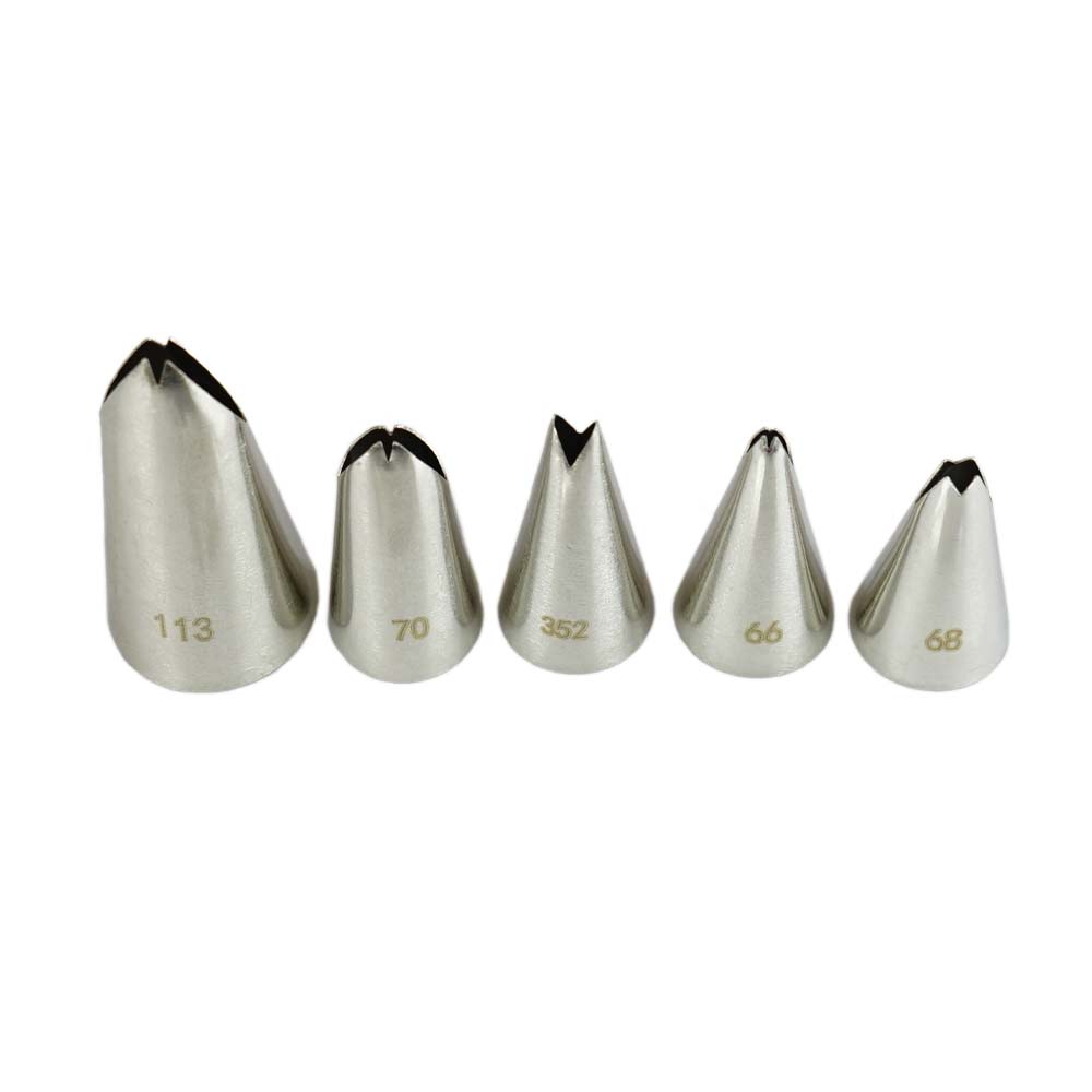 Piping Nozzles- Leaves Set 5pc - Artigee