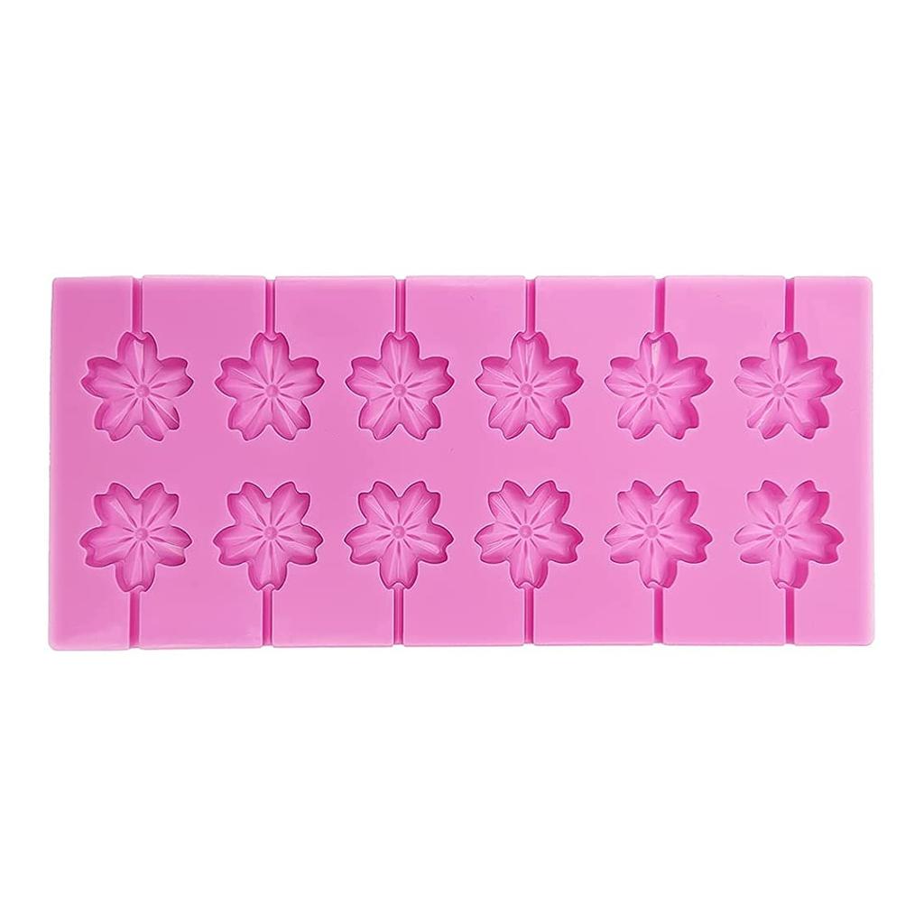 Silicone Mold Lollipop Sakura 12 Cavity- 1 ct - Artigee