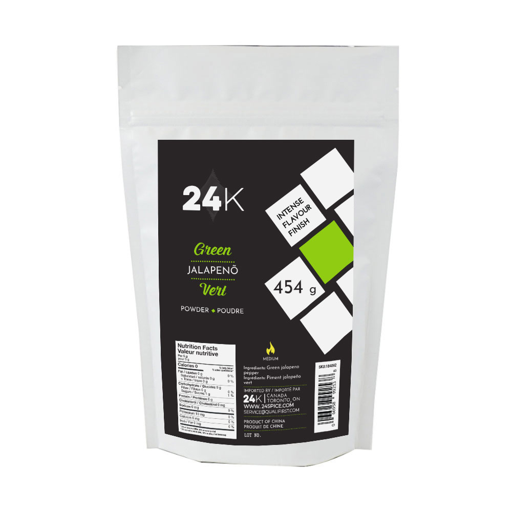 Poudre de jalapeño vert 454 g 24K