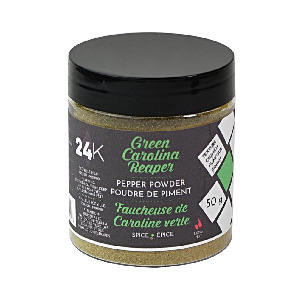 Green Carolina Reaper Pepper Powder- 50 g - 24K
