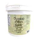 Garlic Stuffed Olives in Vermouth 1.89 L Oliveio