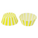 Cupcake Paper Liners Yellow Stripes 5cm 100 pc Artigee