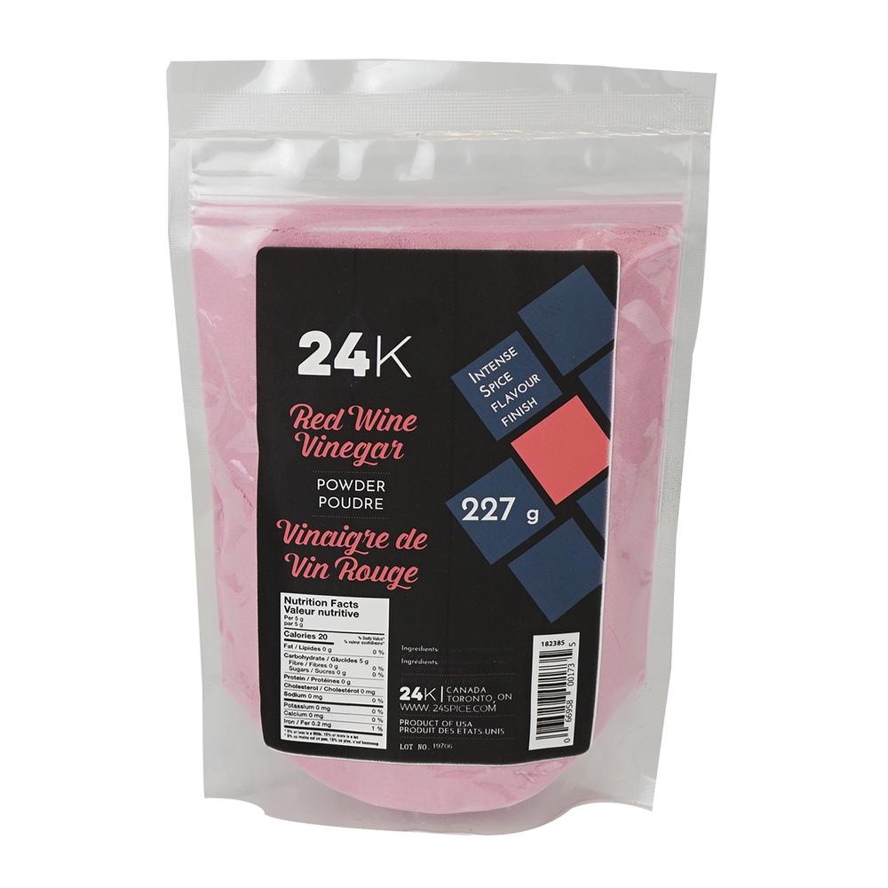 Vinaigre de vin rouge en poudre. 227 g 24K