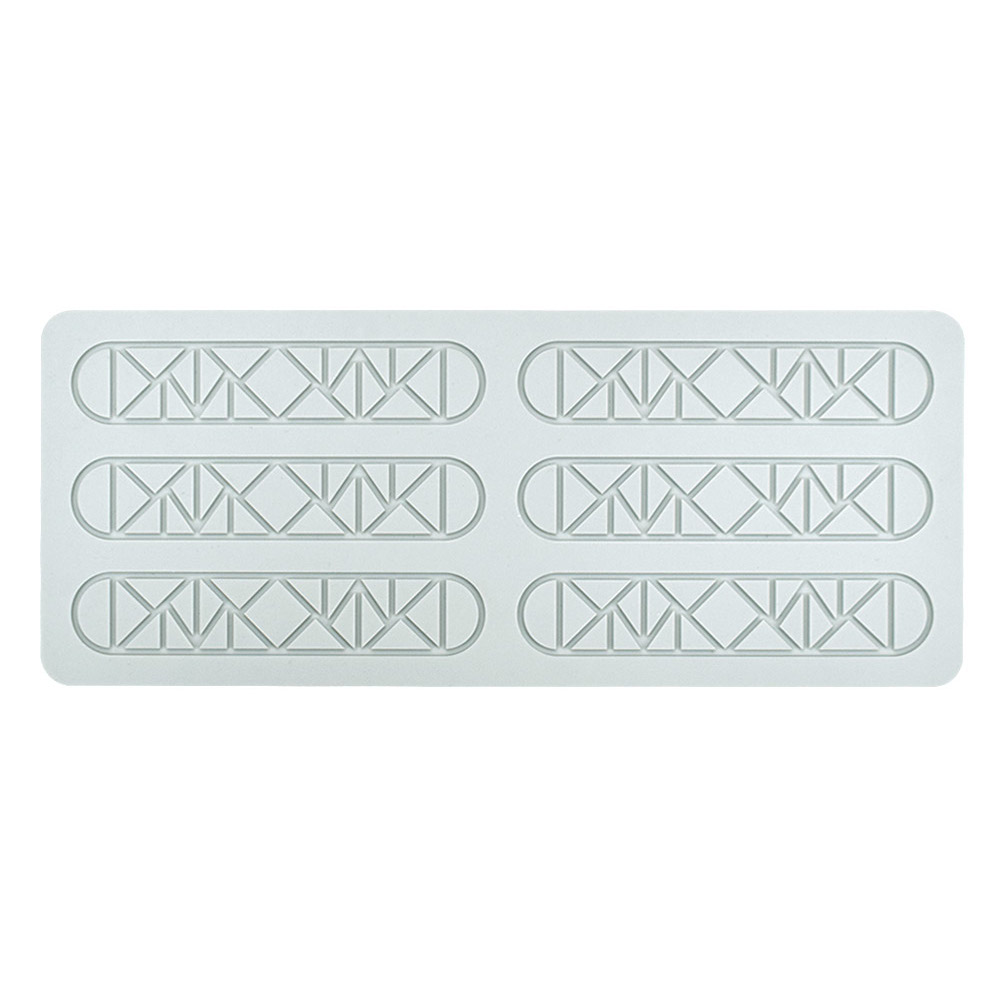 Moule Silicone Eclair Géométrique 6 Cavités 1 pc Artigee
