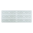 Silicone Mold Eclair Geometric 6 Cavity 1 pc Artigee