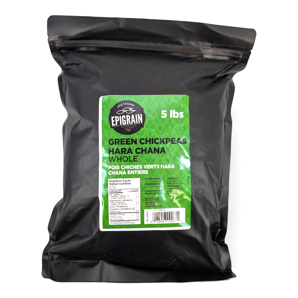 Green Chickpeas (Hara Chana) Whole 5 lbs Epigrain