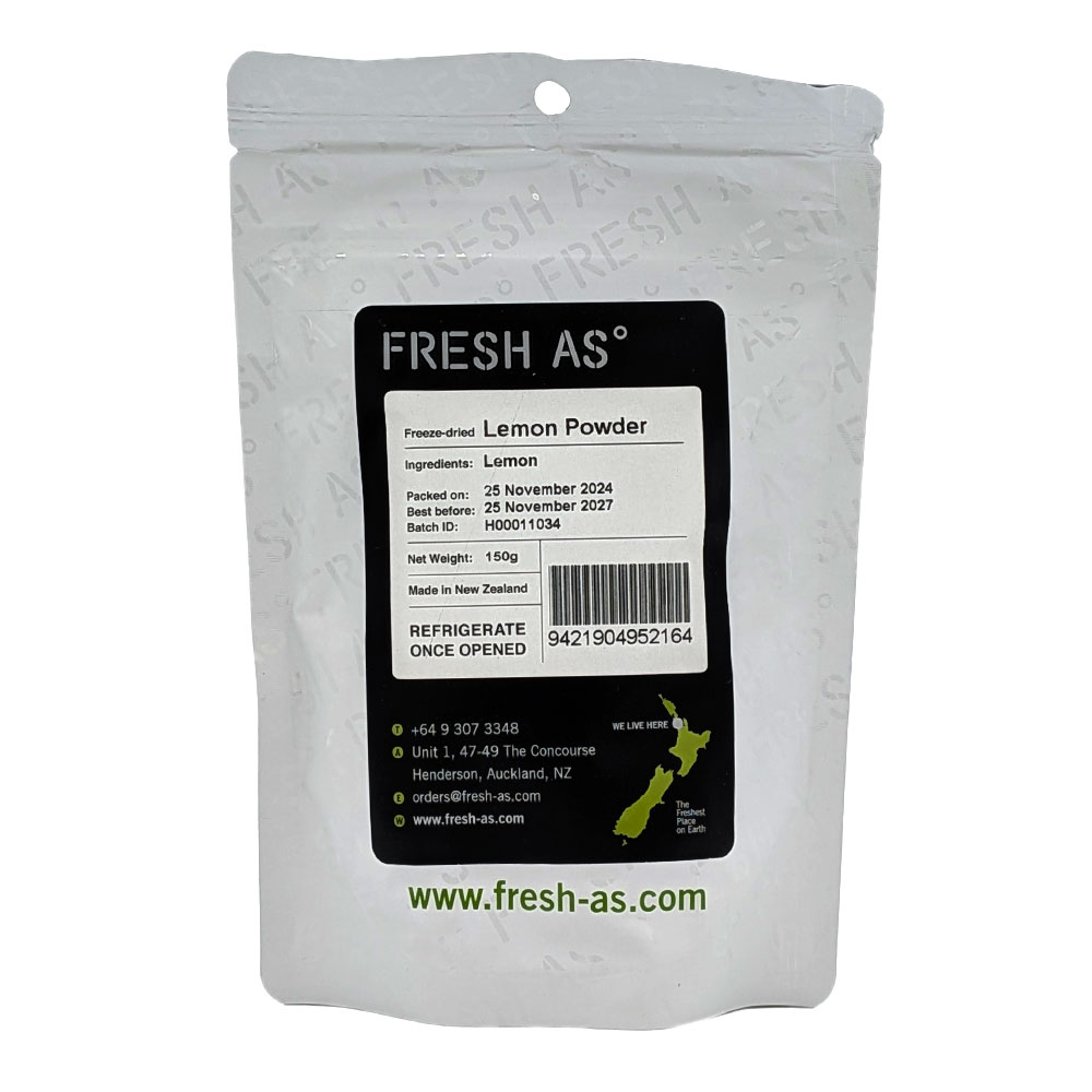 Lemon Powder Freeze Dried 150 g - Fresh-As
