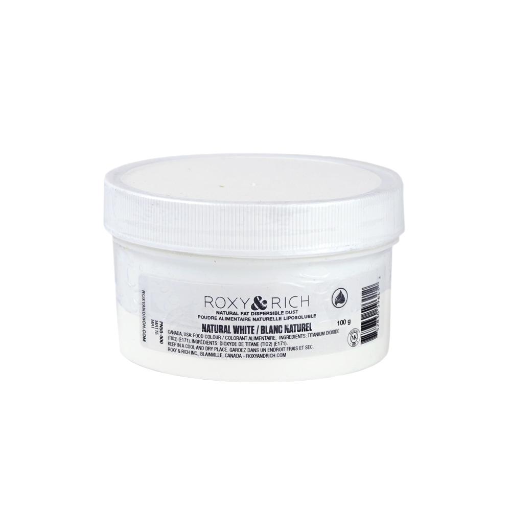 Poussière dispersible de graisse naturelle Blanc naturel- 100 g Roxy and Rich