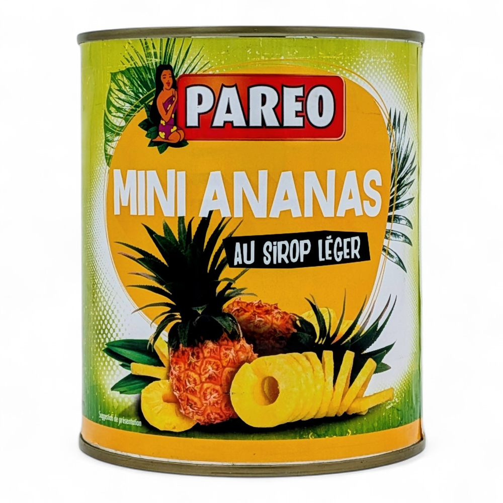Mini Pineapple Slices in Light Syrup 850 g Brover