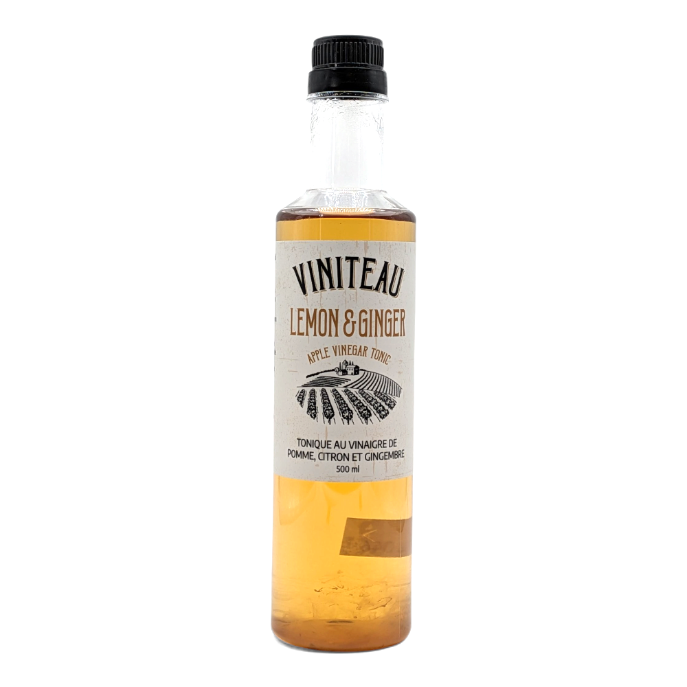 Apple Vinegar Tonic with Lemon and Ginger 500 ml Viniteau