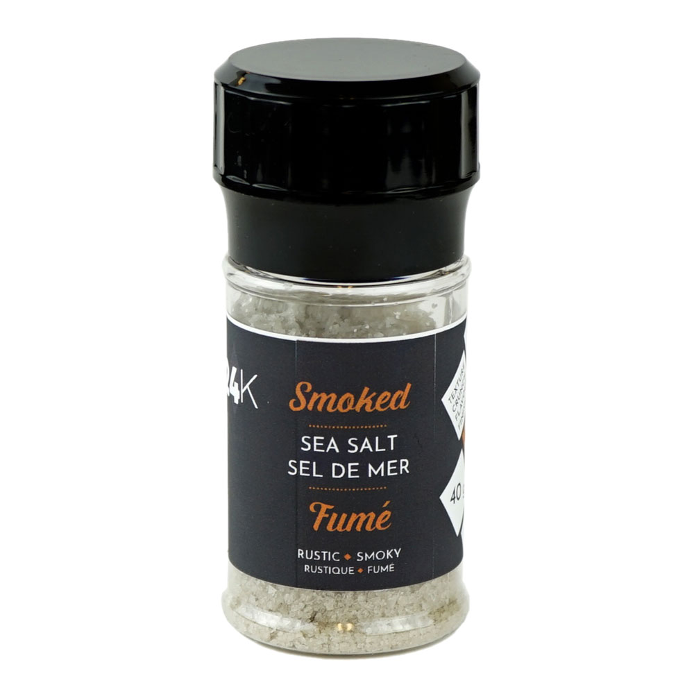Broyeur de flocons de sel de mer fumé 40 g 24K