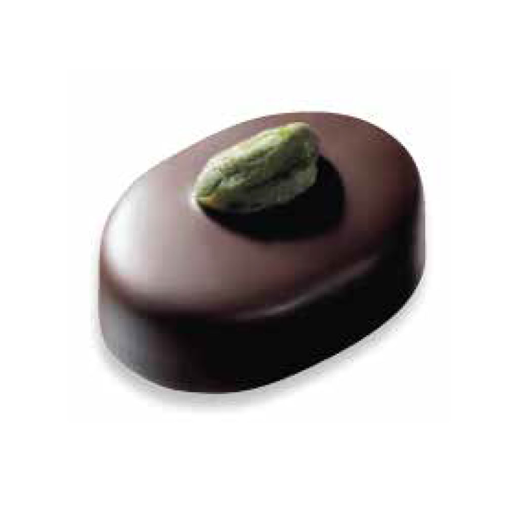 Ganache au chocolat noir 70 % pistache 1.9 kg Choctura