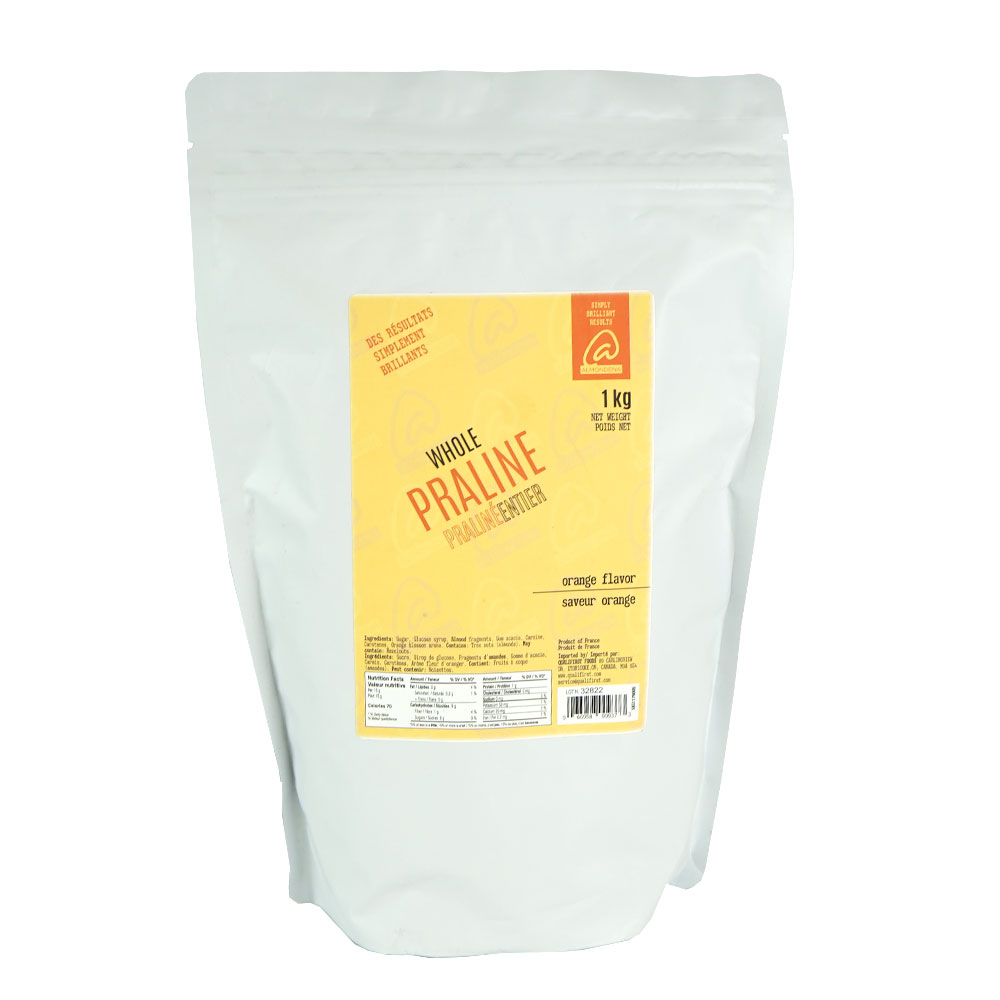 Praline Pink Orange Flower Flavor 1 kg Almondena