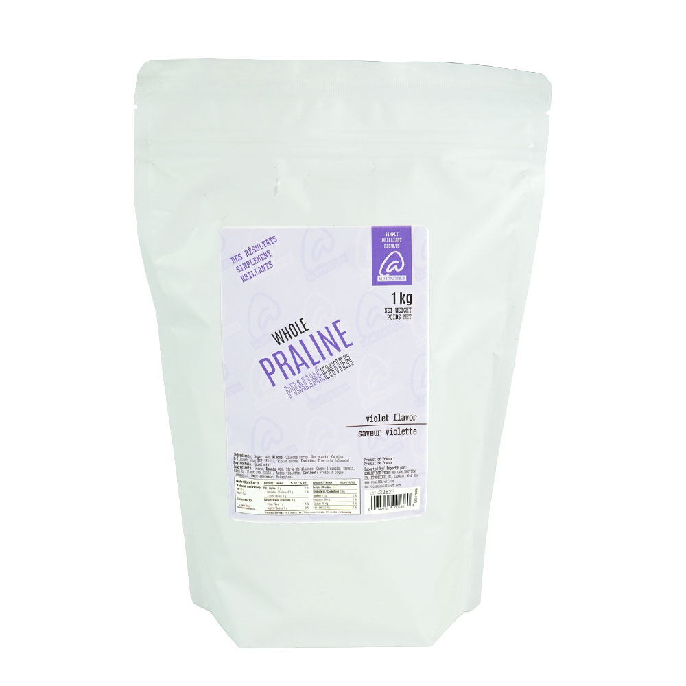 Praline Violet Flavor Whole 1 kg Almondena