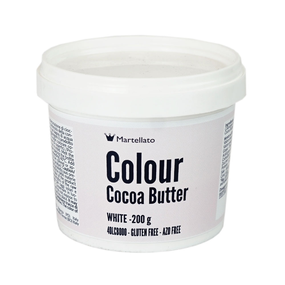 Cocoa Butter White 200 g Martellato