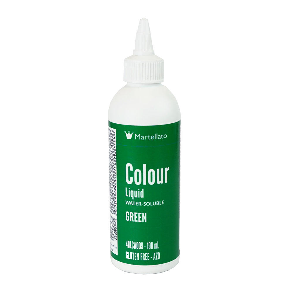 Colour Liquid Green Water-Soluble 190 ml Martellato