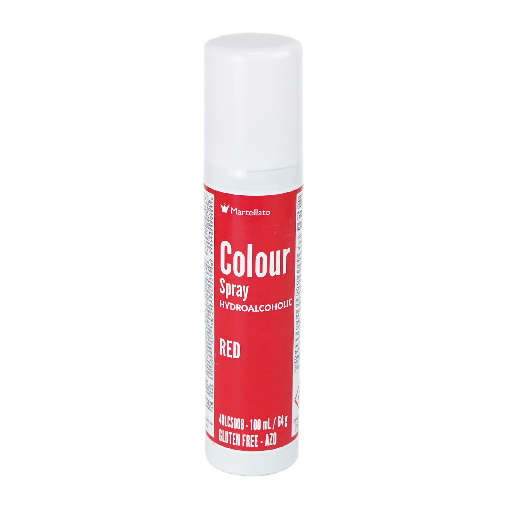 Spray Colour Red Hydroalcoholic 100 ml Martellato