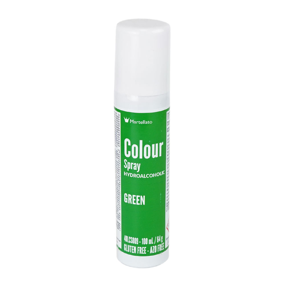 Spray Colour Green Hydroalcoholic 100 ml Martellato