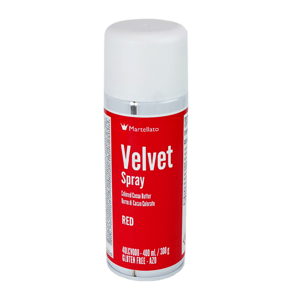 Spray Velvet Red 400 ml Martellato