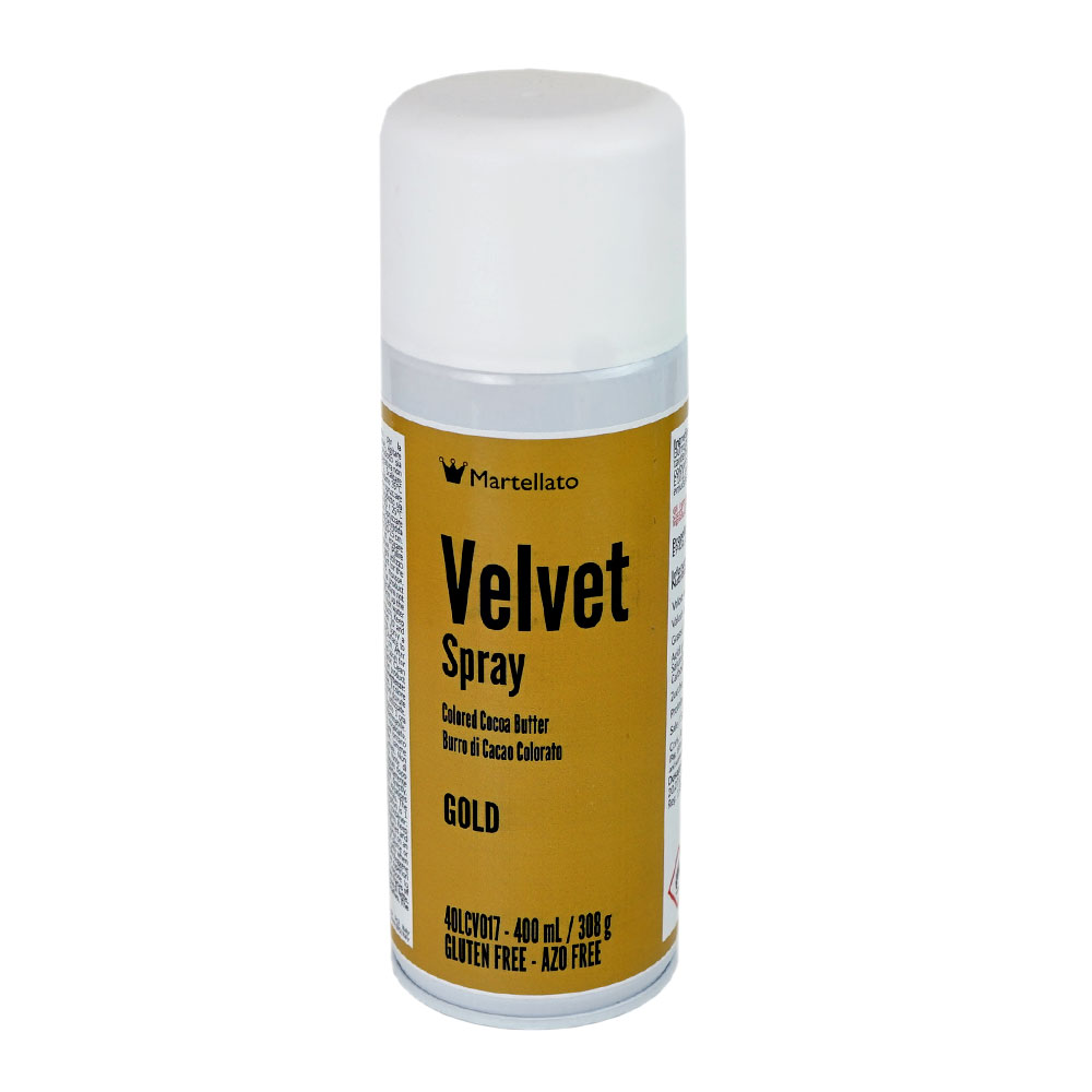 Spray Velvet Gold 400 ml Martellato
