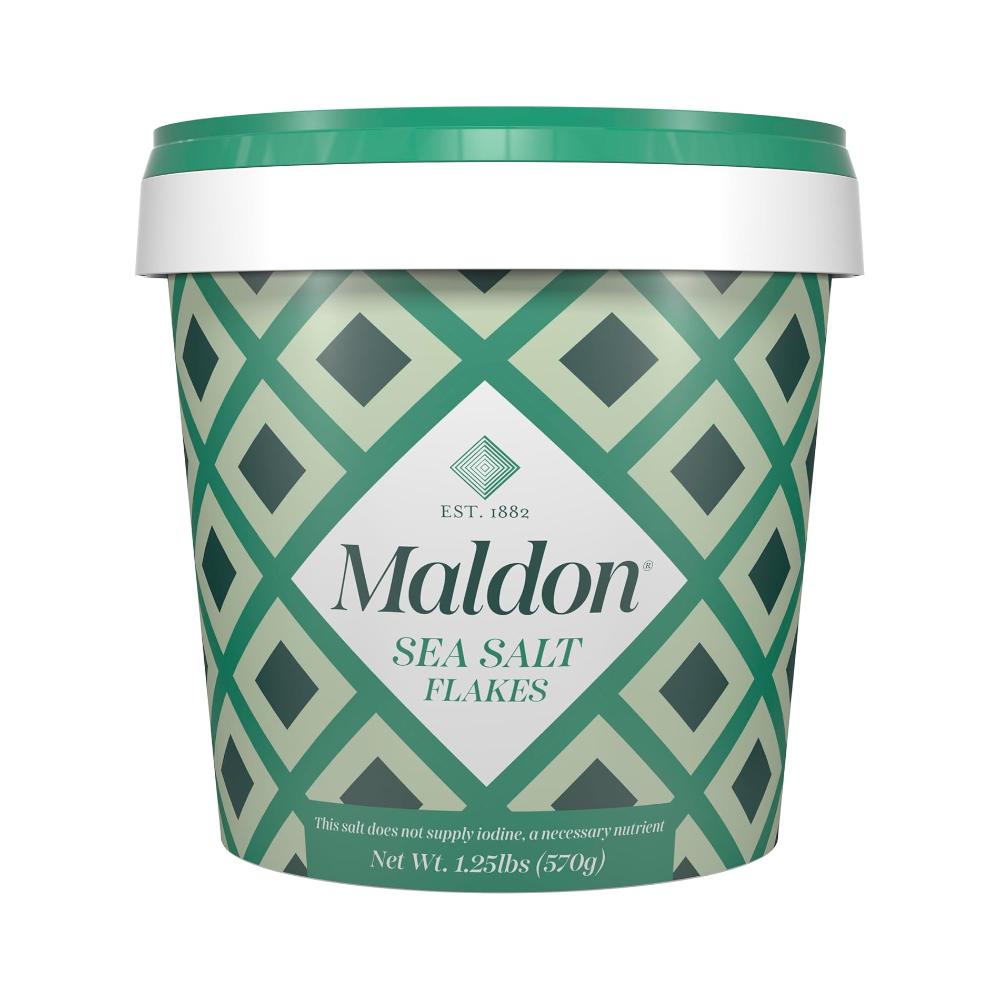 Sea Salt Flakes in Tub 570 g Maldon