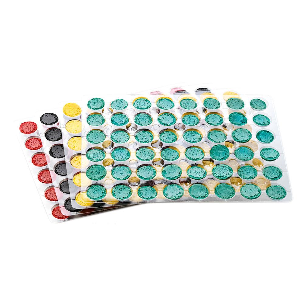 Macaron Shells Assorted Summer 35mm 384 pc Masdeu