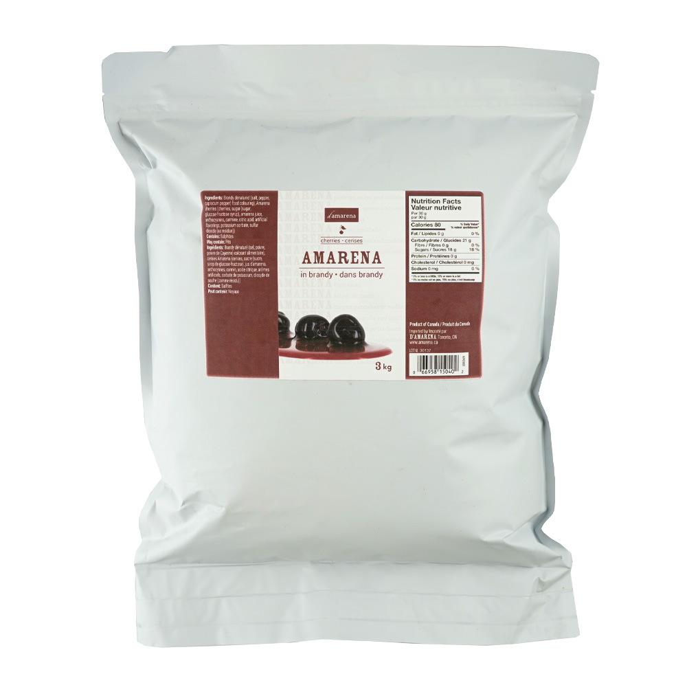 Amarena Cherries in Brandy 3 kg - D'Amarena