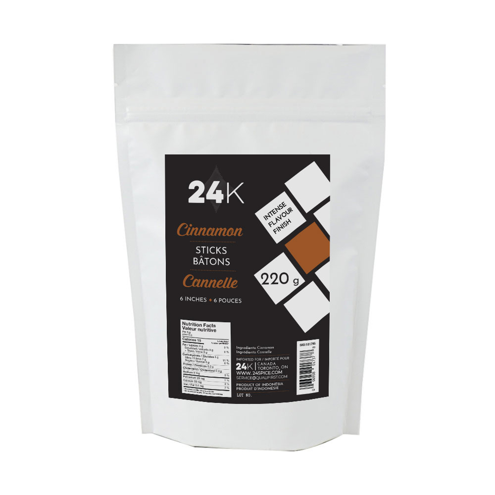 Cannelle en Bâtons 6' 220 g 24K