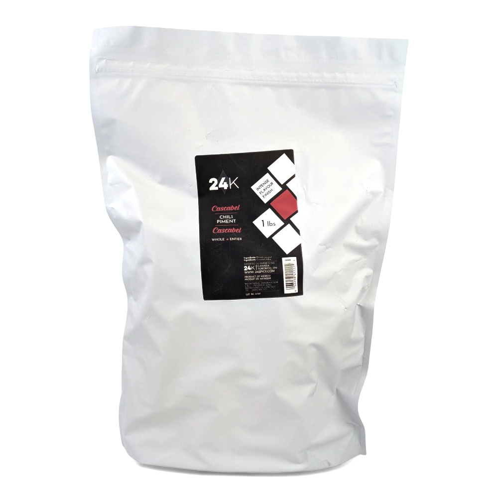 Cascabel Chillies Whole 1 lbs 24K