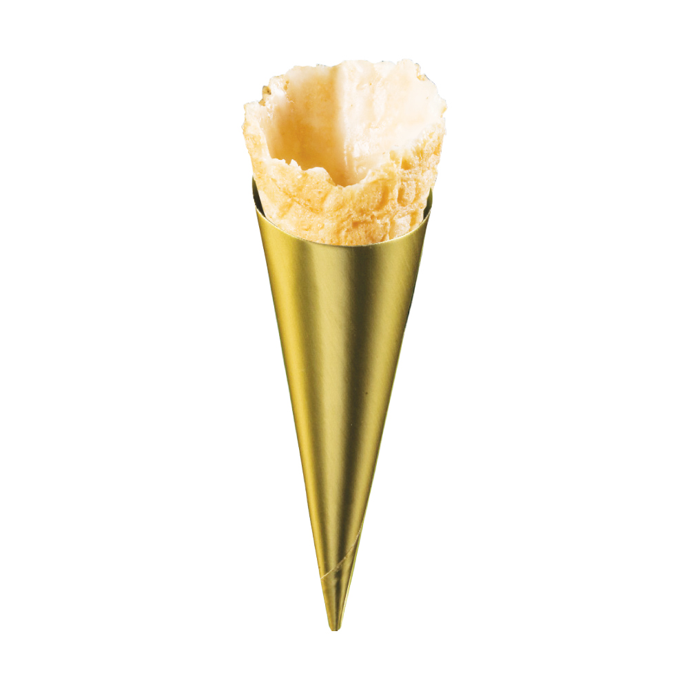 Cône blanc à la vanille (sucré) 3cm 83 pc La Rose Noire
