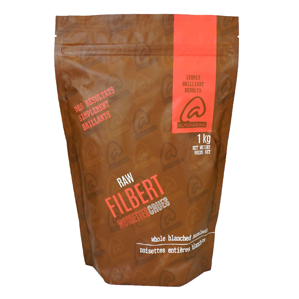 Filbert Whole Blanched Hazelnuts 1 kg Almondena