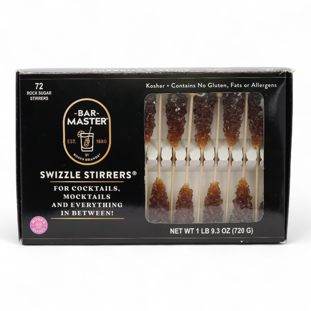 Swizzle Stick Amber 72 pc Roses Brands