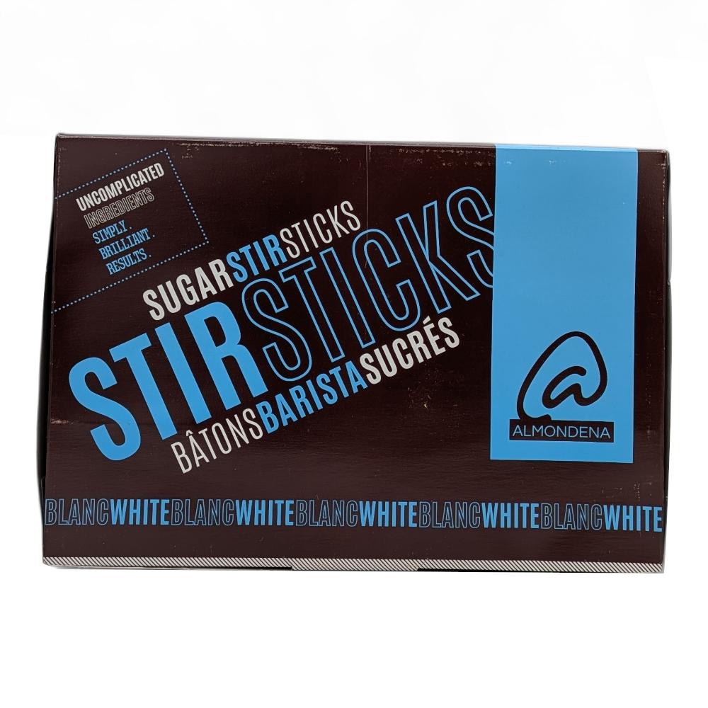 Bâtons Barista Blancs 90 pc Almondena