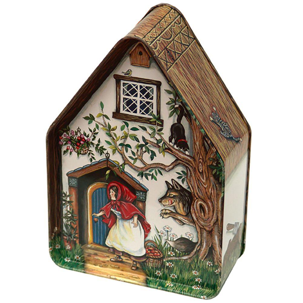 Pointy House Red Riding Hood- 1 tin - Silver Crane