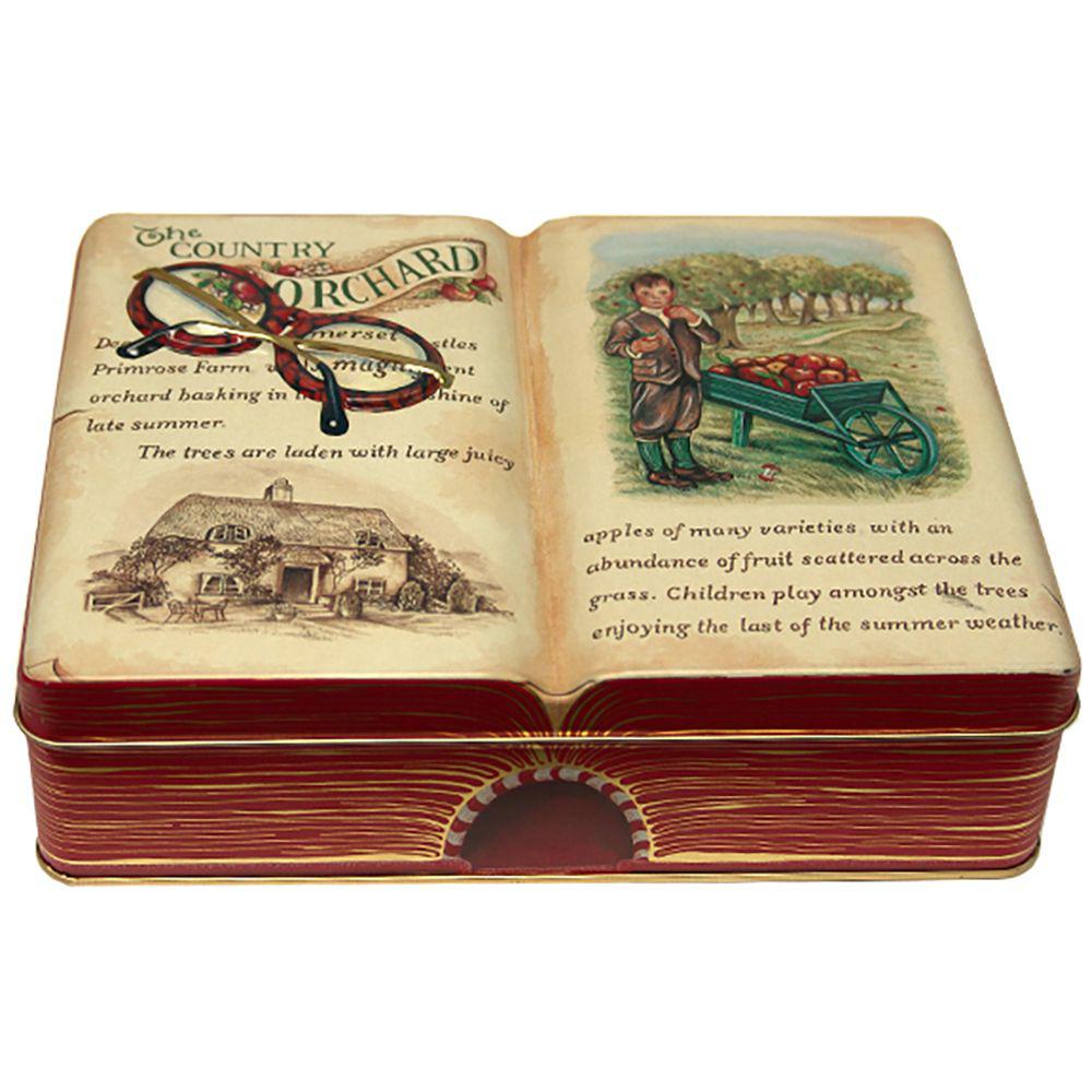 Large Book Orchard Empty- 1 tin - Silver Crane