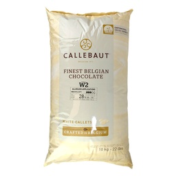 [173046] Couverture Choc. Blanc W2 Callets 10 kg Callebaut